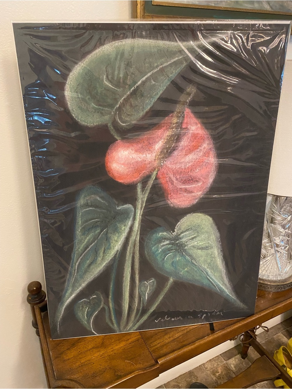 Antherium Signed limited print 1/100